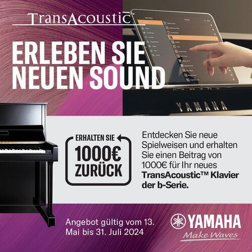 Yamaha TransAcoustic - Erleben Sie neuen Sound